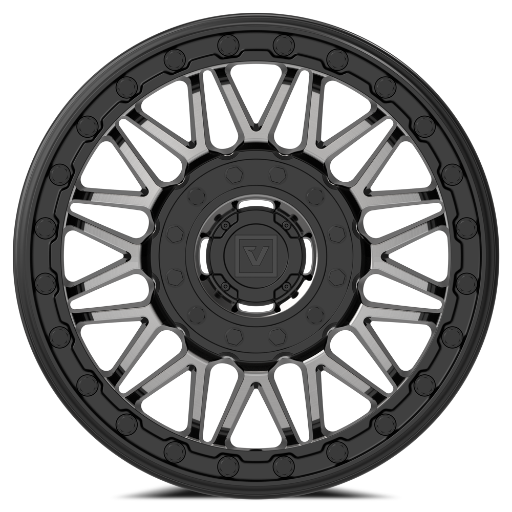 Valor V08 BEADLOCK 15X7 +30MM 4X137/4X156 DARK TINT