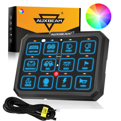 RGB Series 6/8/12 Gang Led Switch Panel