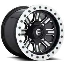Fuel Hardline UTV Beadlock 15x7 +38 Offset Black/Milled