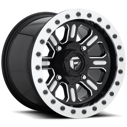 Fuel Hardline UTV Beadlock 15x7 +38 Offset Black/Milled