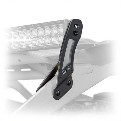 can am maverick light bar bracket, double-layer steel with anodized aluminum plate