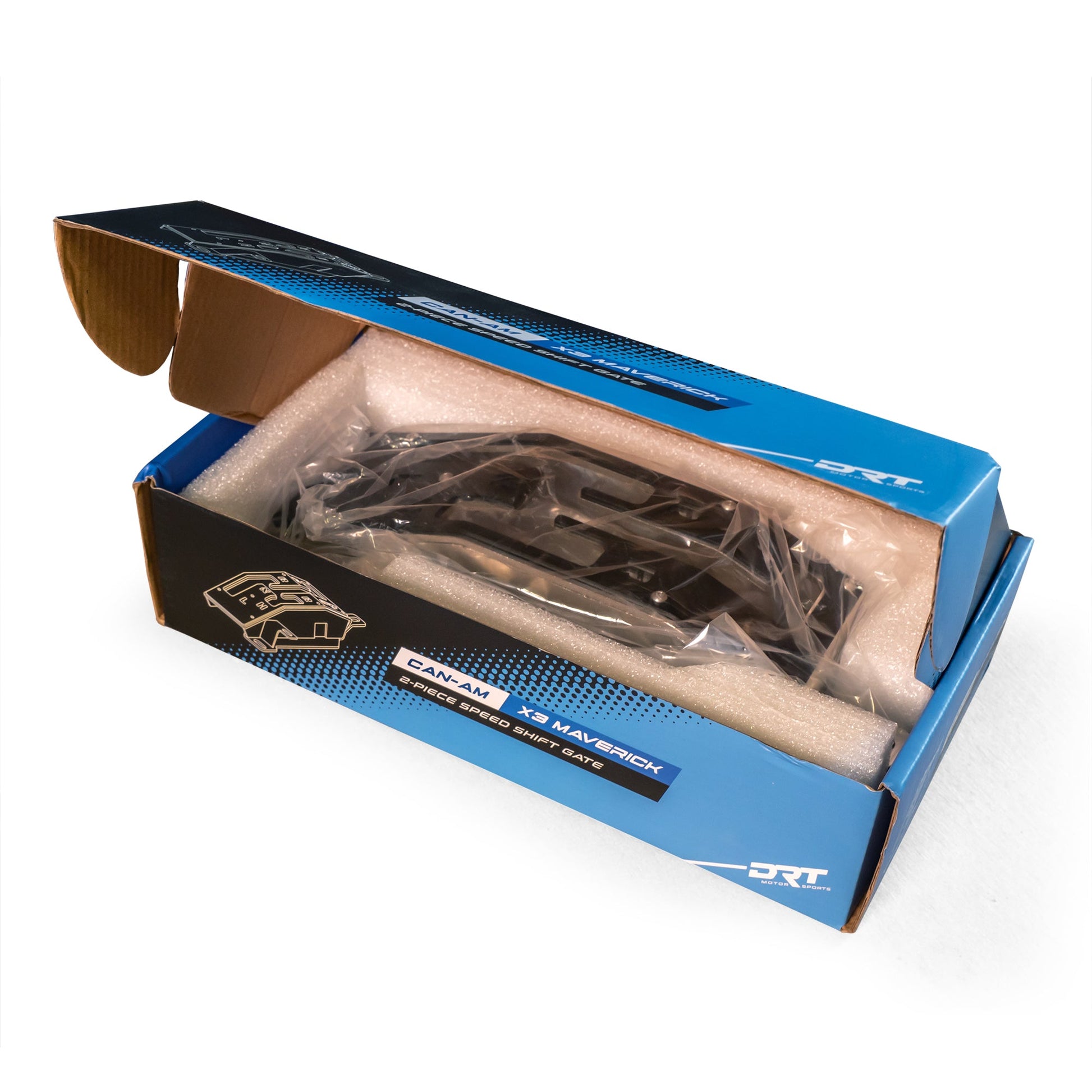 DRT Motorsports Can-Am 2PC Speed Shift Gate on its box