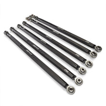 DRT billet aluminum hex bar radius rod set for 2024+ Maverick R, increases strength and adjustability