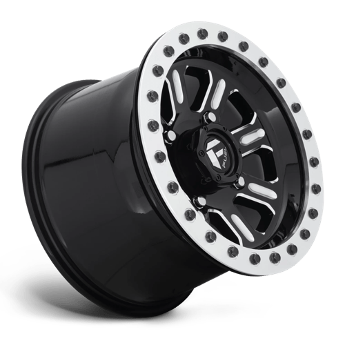 Fuel Hardline UTV Beadlock 15x7 +38 Offset Black/Milled