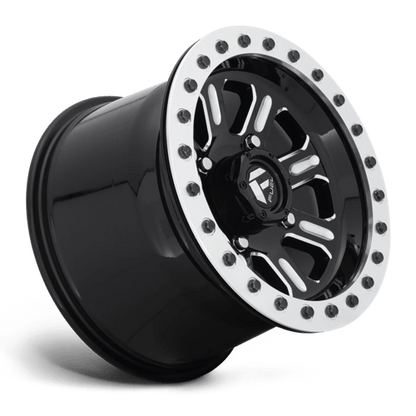 Fuel Hardline UTV Beadlock 15x7 +38 Offset Black/Milled