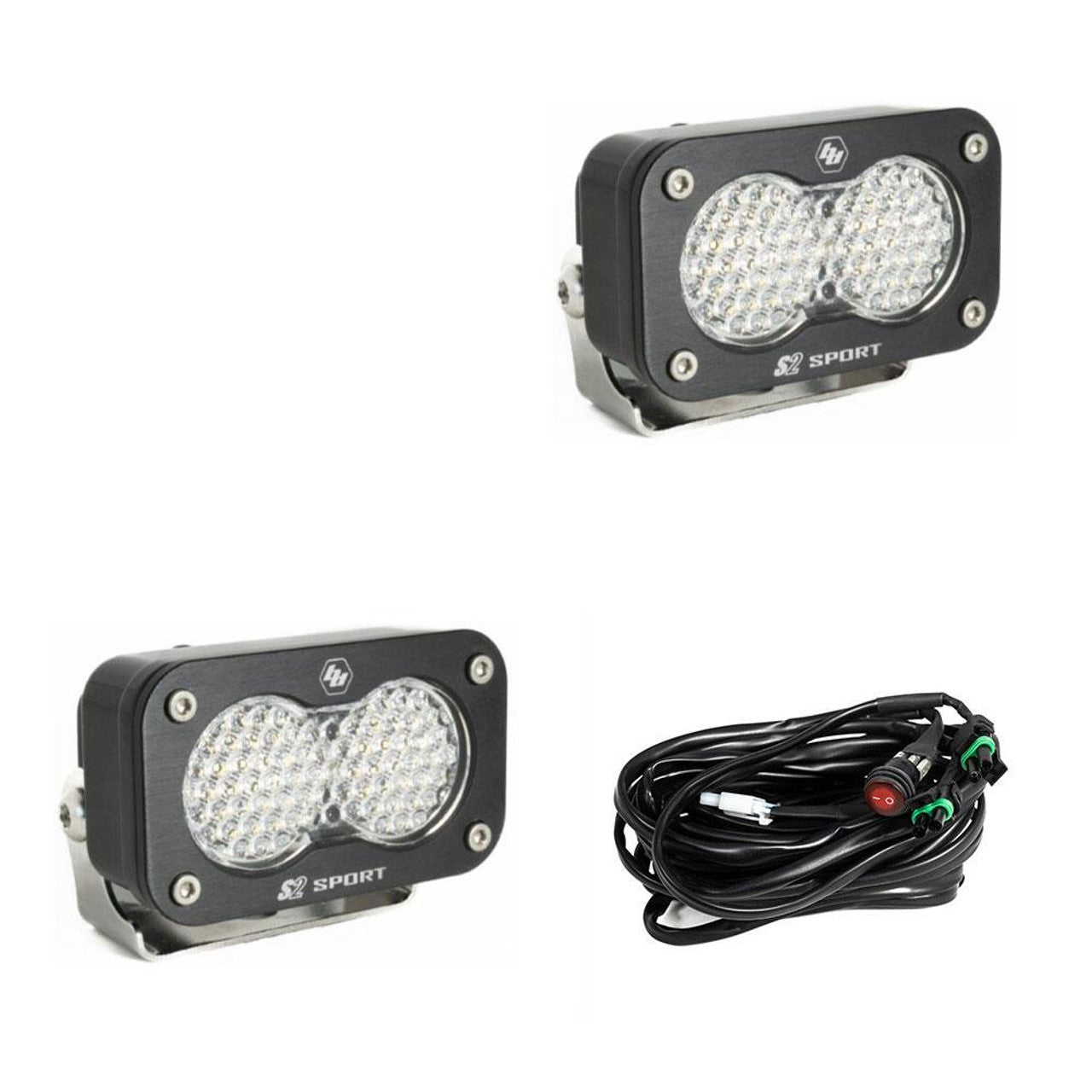Baja Designs S2 Sport LED Light Pods - Clear