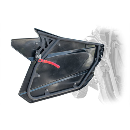 High impact ABS front door kit for Can-Am Maverick X3 2017+ by DRT Inside view