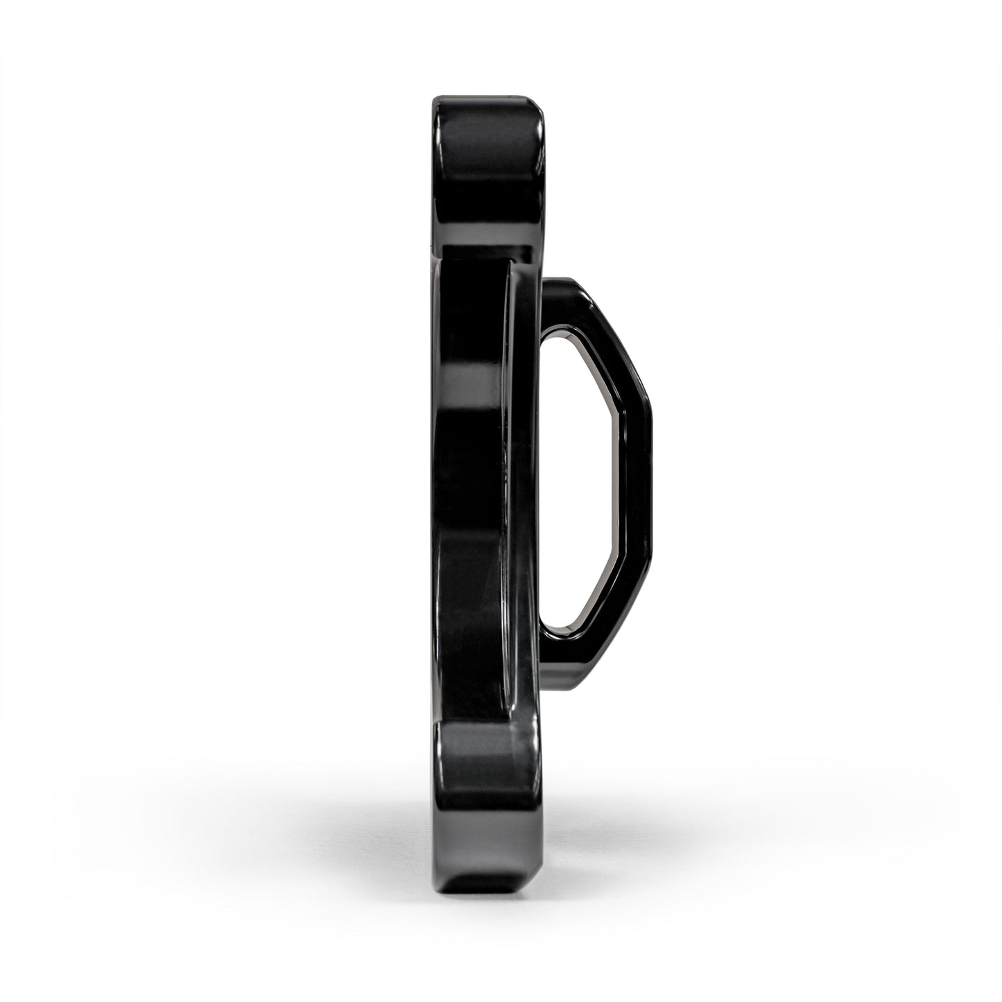 Bolt‑on tow hook visible on black DRT billet radius rod plate for Can‑Am X3