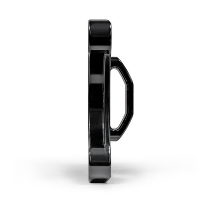 Bolt‑on tow hook visible on black DRT billet radius rod plate for Can‑Am X3