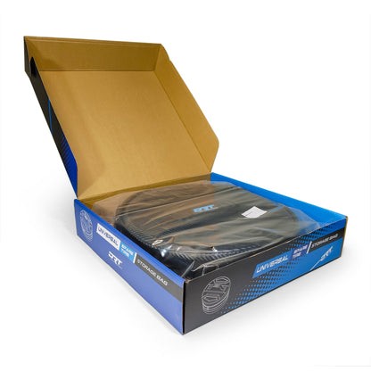 Box of a side by side spare tire storage bag