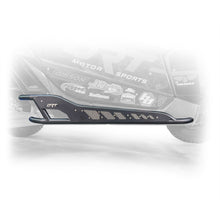 Side view of black DRT rock rail installed on Can‑Am Maverick X3 2‑door