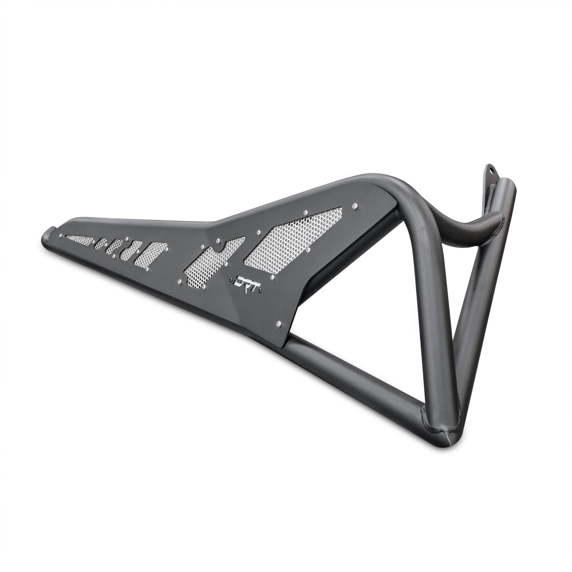 Detail shot of mounting bolts and bracket on X3 tree kicker