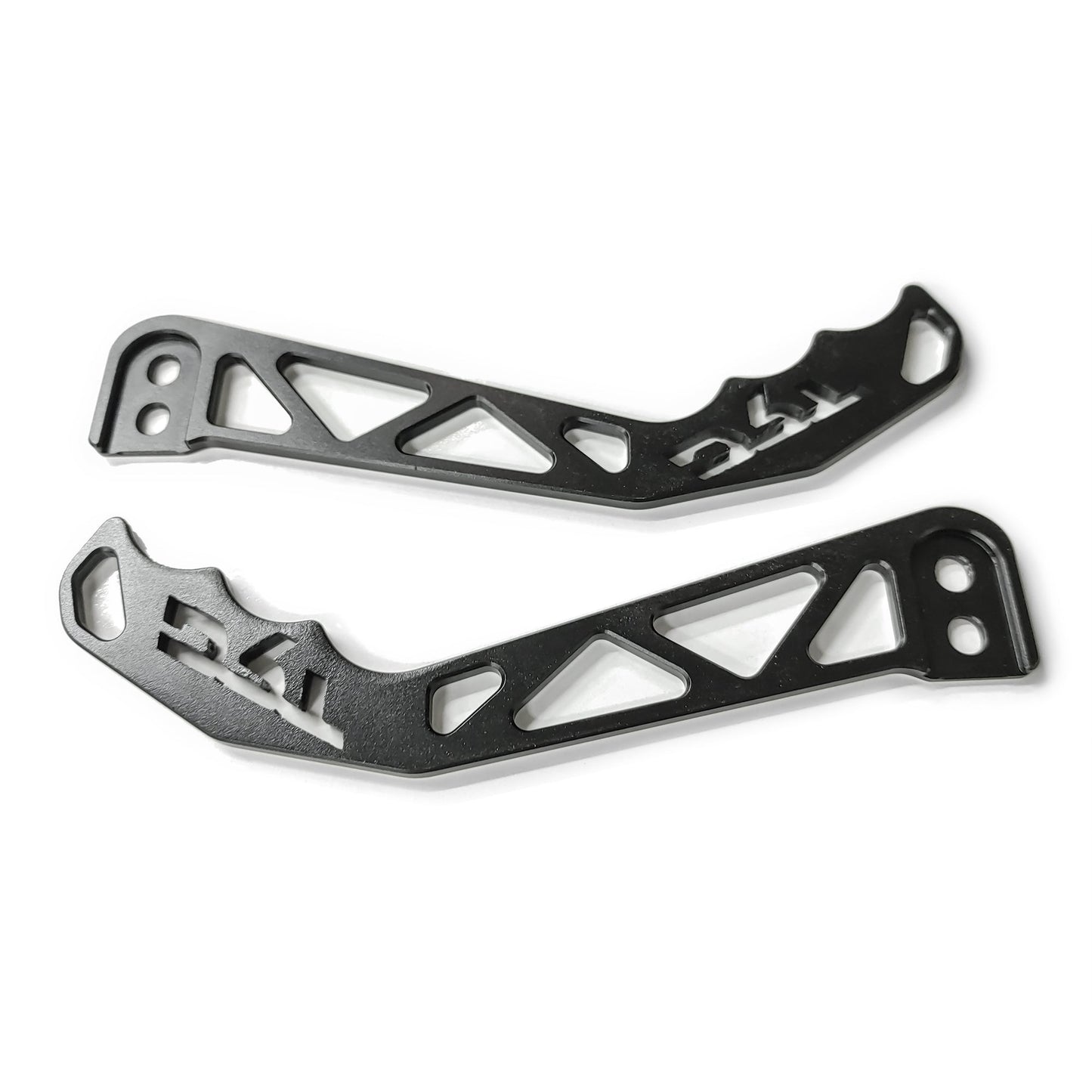 Anodized billet door handles for Can-Am Maverick X3 2- and 4-door models, stainless hardware