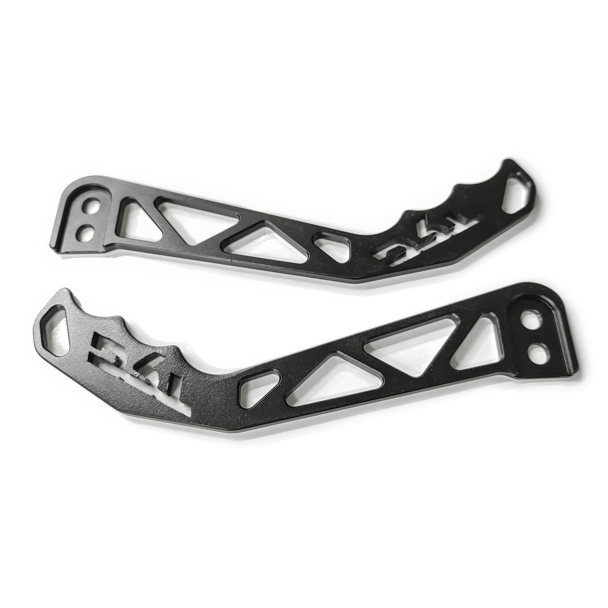 Anodized billet door handles for Can-Am Maverick X3 2- and 4-door models, stainless hardware