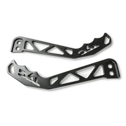 Anodized billet door handles for Can-Am Maverick X3 2- and 4-door models, stainless hardware