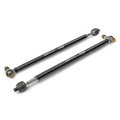 Billet aluminum tie rods with military grade anodized finish