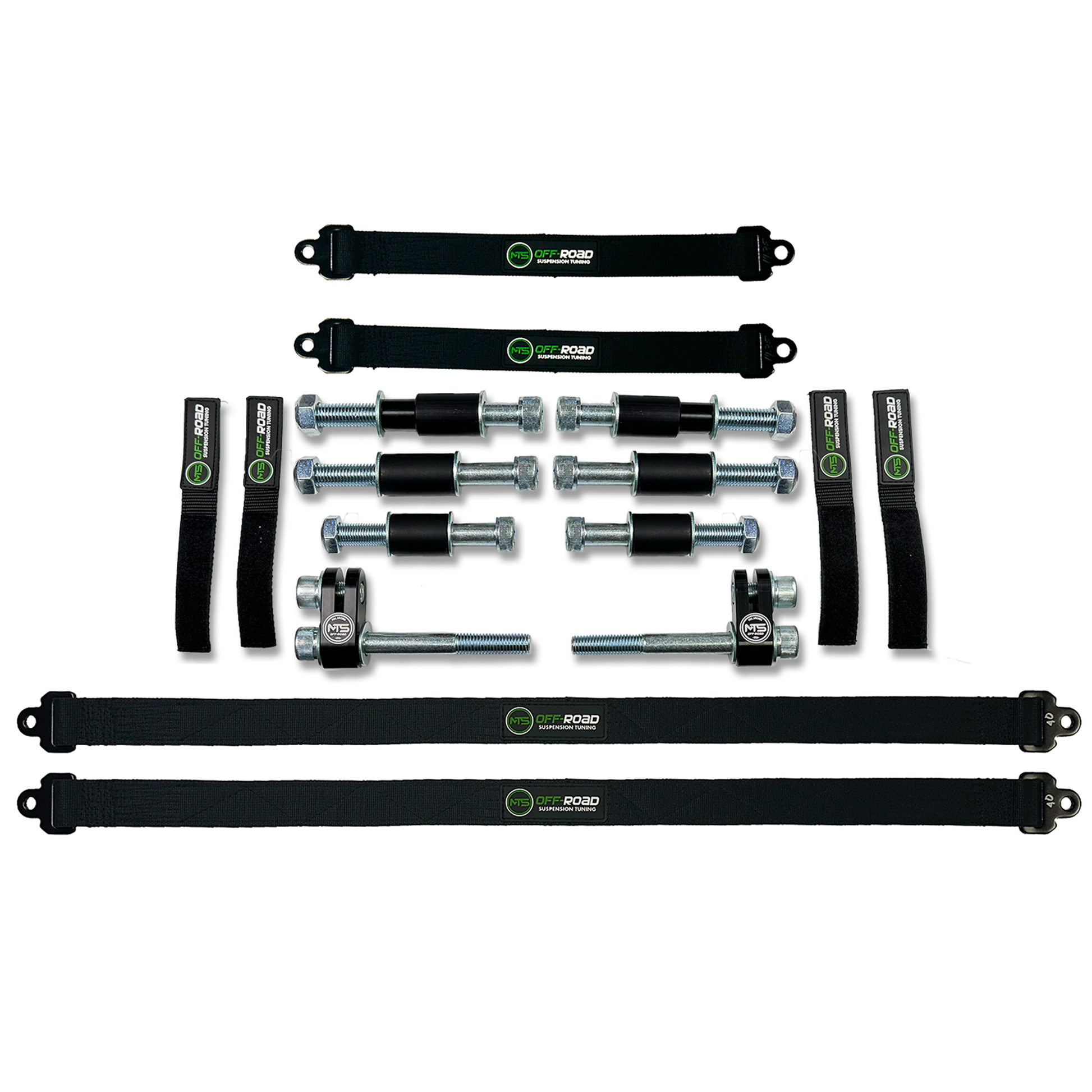 MTS Off-Road Can-Am Maverick R limit straps for UTV suspension upgrade and durability.