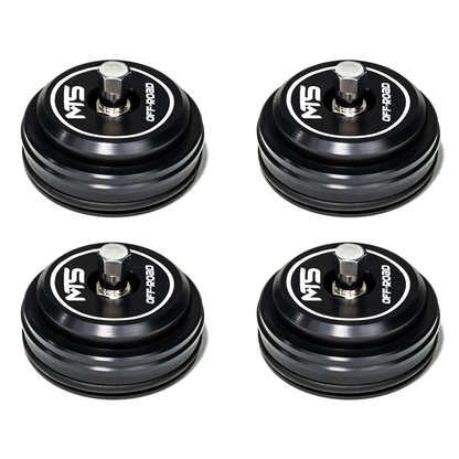MTS Off-Road Schrader Valve Reservoir Caps for Fox Shocks UTV upgrade