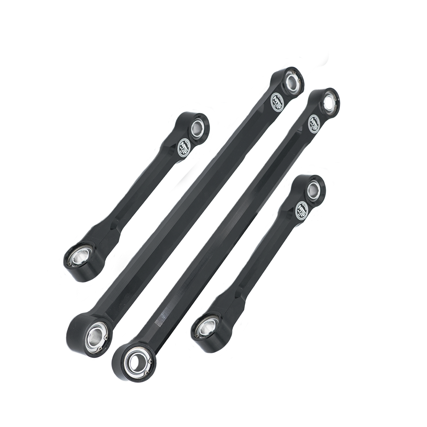 Heavy-duty MTS Off-Road sway bar end links for Can-Am Maverick R UTV suspension upgrade.