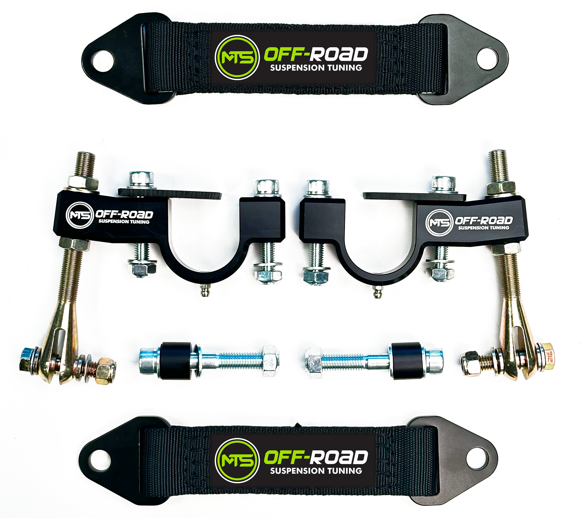 MTS Off-road suspension Front Limit Straps with MTS Off-Road branding.