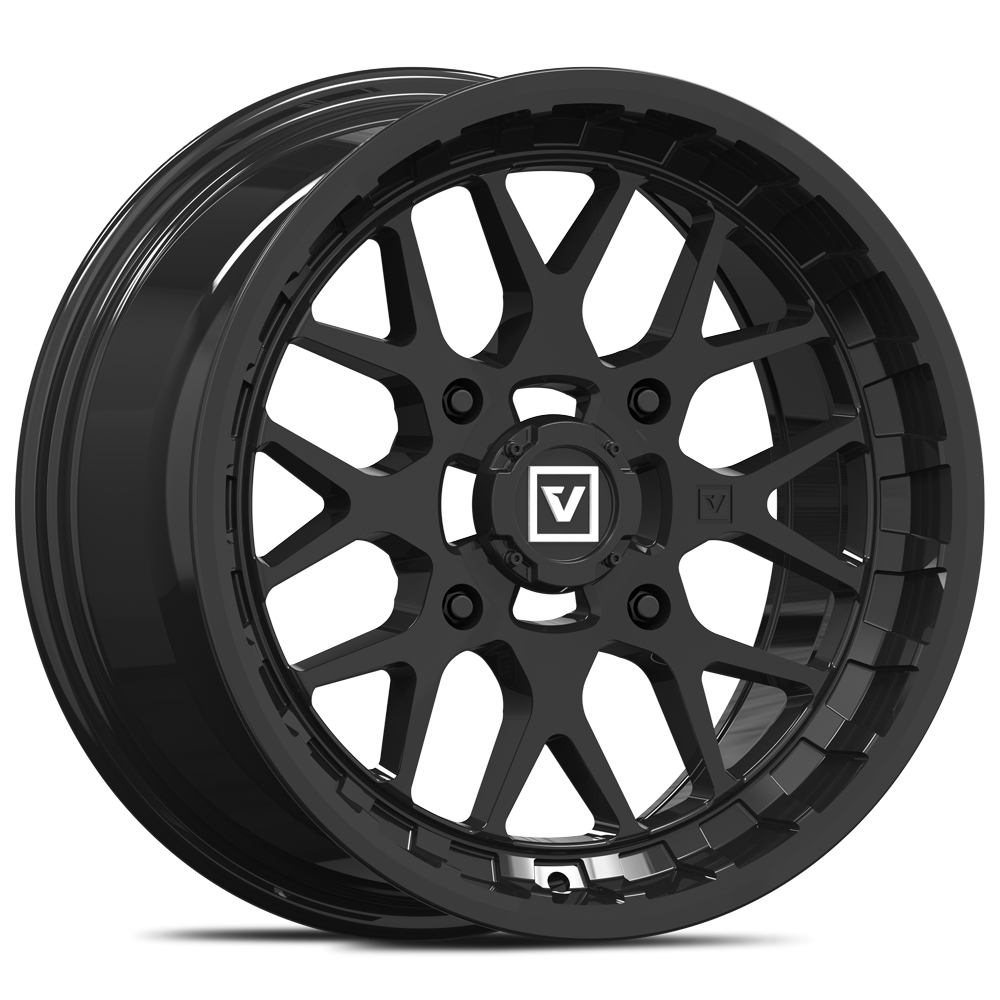 Valor V03 15X7 +25MM 4X137 GLOSS BLACK