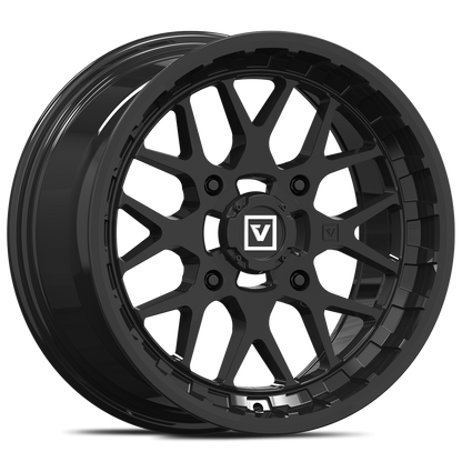 Valor V03 14X7 +25MM 4X156 GLOSS BLACK