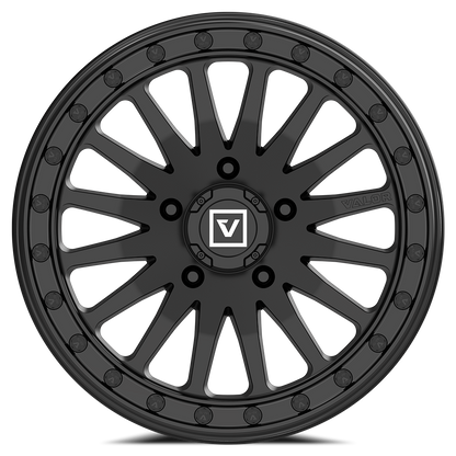 Valor V06 BEADLOCK 15X10 +25 5X114.3 SATIN BLACK