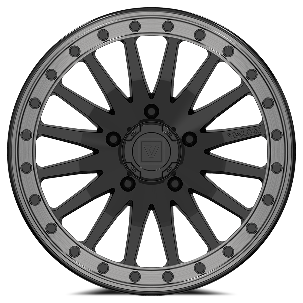 Valor V06 BEADLOCK 15X8 +40 5X114.3 GLOSS BLACK