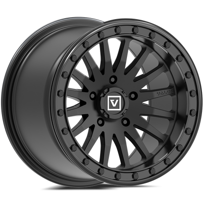 Valor V06 BEADLOCK 15X10 +25 5X114.3 SATIN BLACK