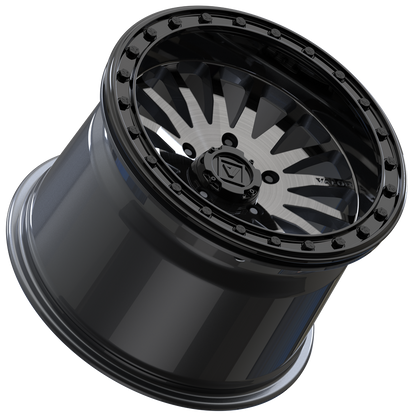 Valor V06 BEADLOCK 15X10 +25 5X114.3 BRUSHED GUNMETAL