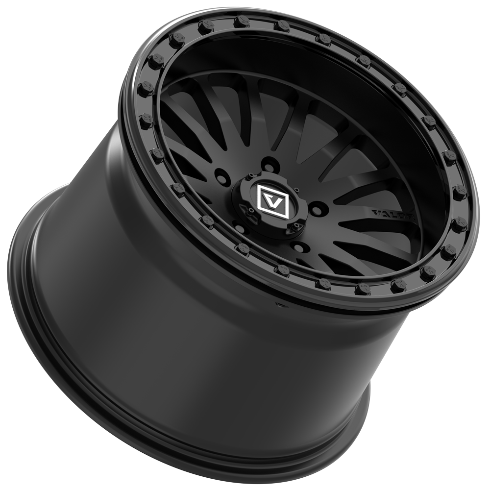 Valor V06 BEADLOCK 15X10 +25 5X114.3 SATIN BLACK