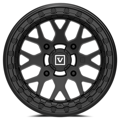 Valor V07 BEADLOCK 15X7 +25MM 4X156 SATIN BLACK