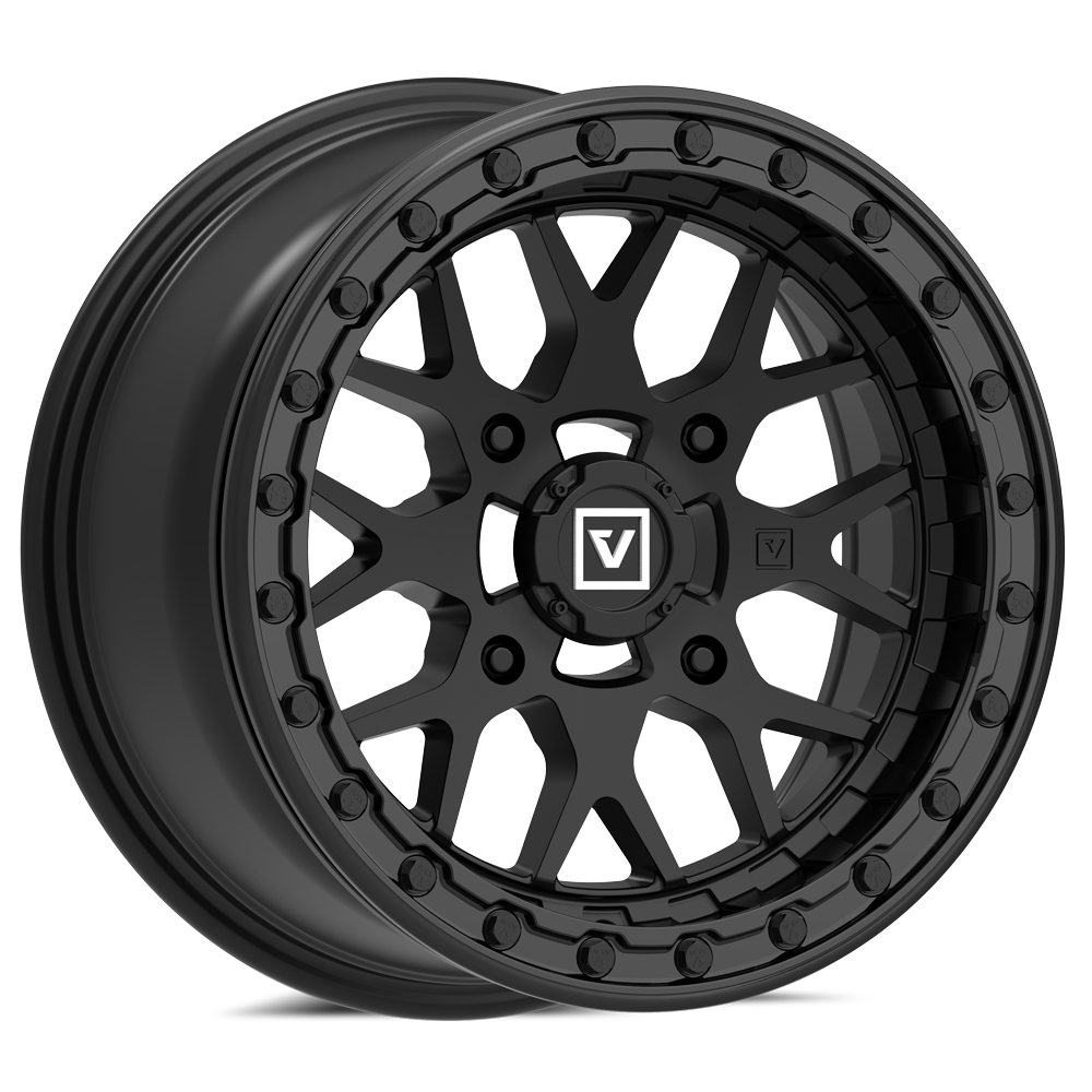Valor V07 BEADLOCK 15X7 +25MM 4X137 SATIN BLACK