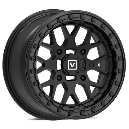Valor V07 BEADLOCK 15X7 +25MM 4X156 SATIN BLACK