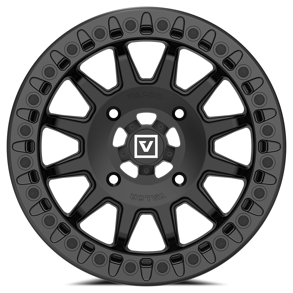 Valor V09 BEADLOCK 15X7 +40 4X156 SATIN BLACK