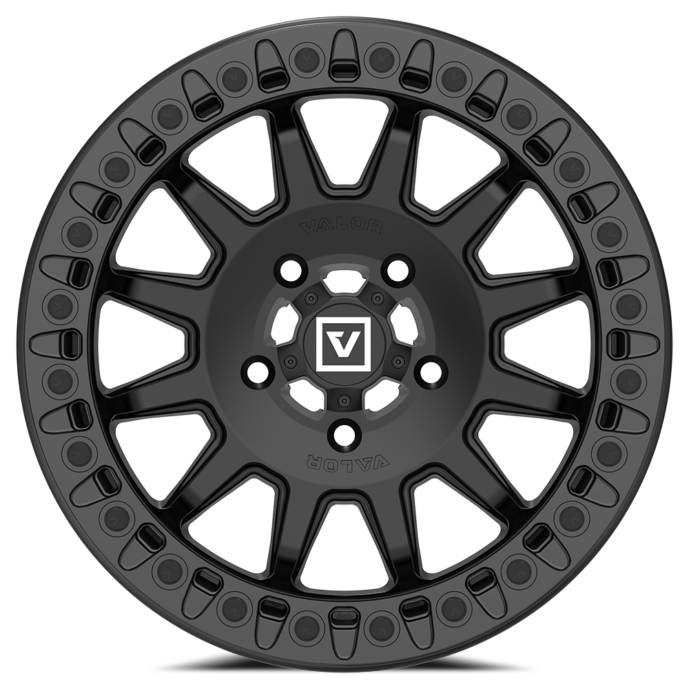 Valor V09 BEADLOCK 15X7 +40 5X114.3 SATIN BLACK
