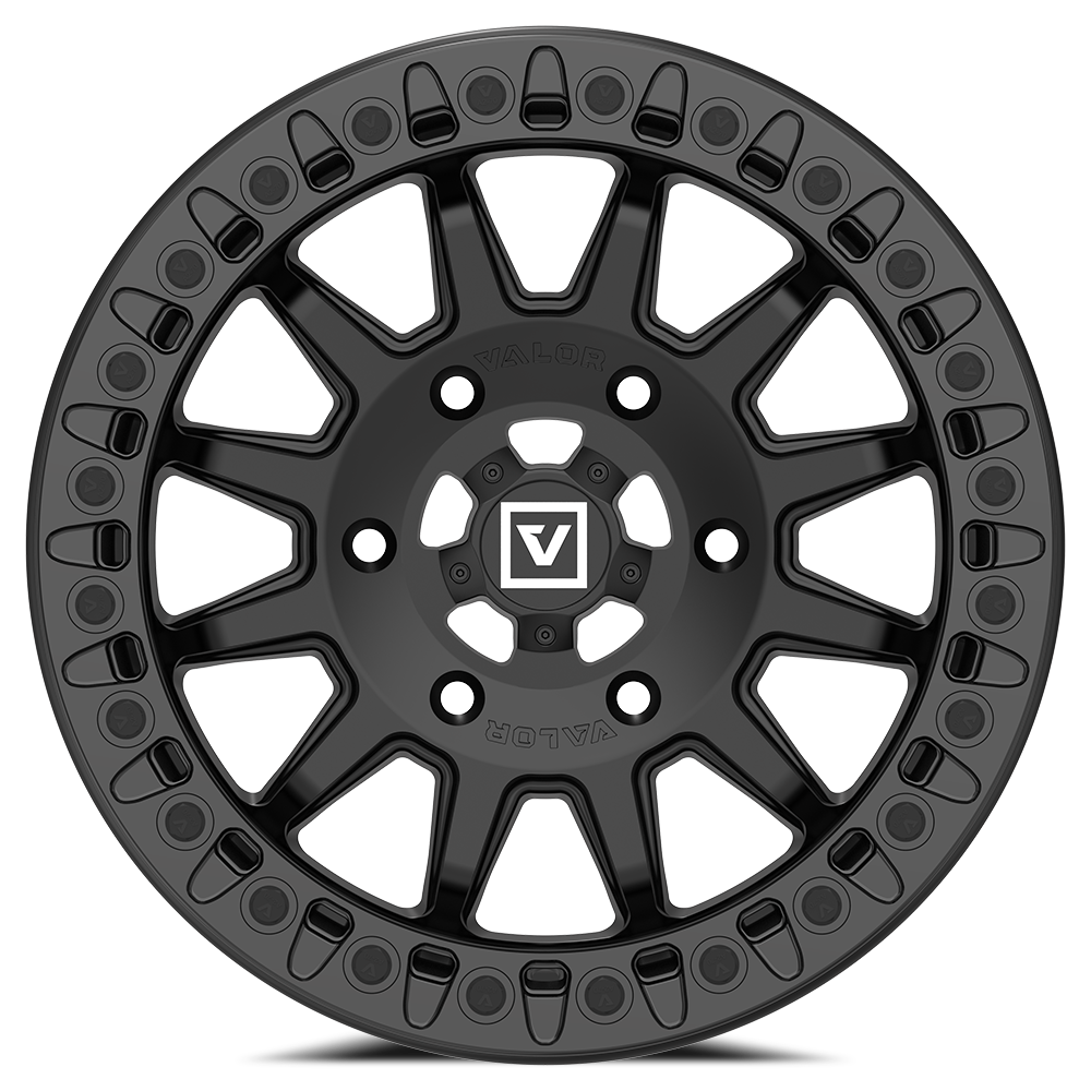 Valor V09 BEADLOCK 15X7 +40 6X139.7 SATIN BLACK