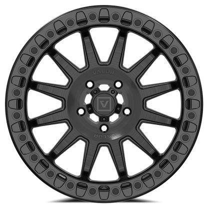 Valor V09 BEADLOCK 17X8 +40 5X114.3 BRUSHED CHARCOAL