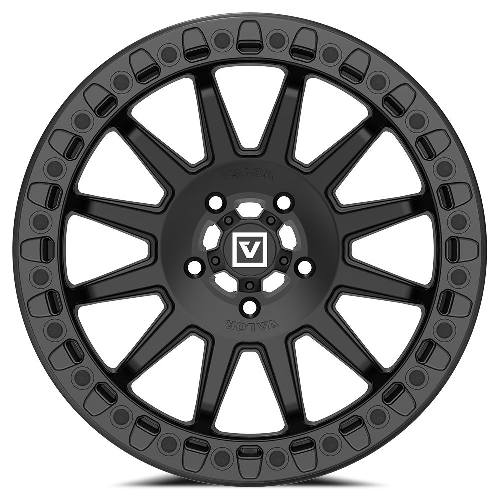 Valor V09 BEADLOCK 17X8 +40 5X114.3 SATIN BLACK