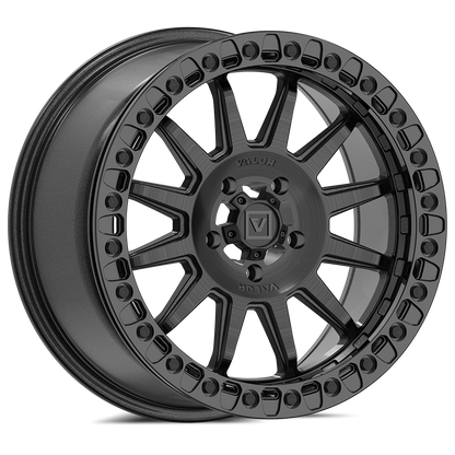 Valor V09 BEADLOCK 17X8 +40 5X114.3 BRUSHED CHARCOAL