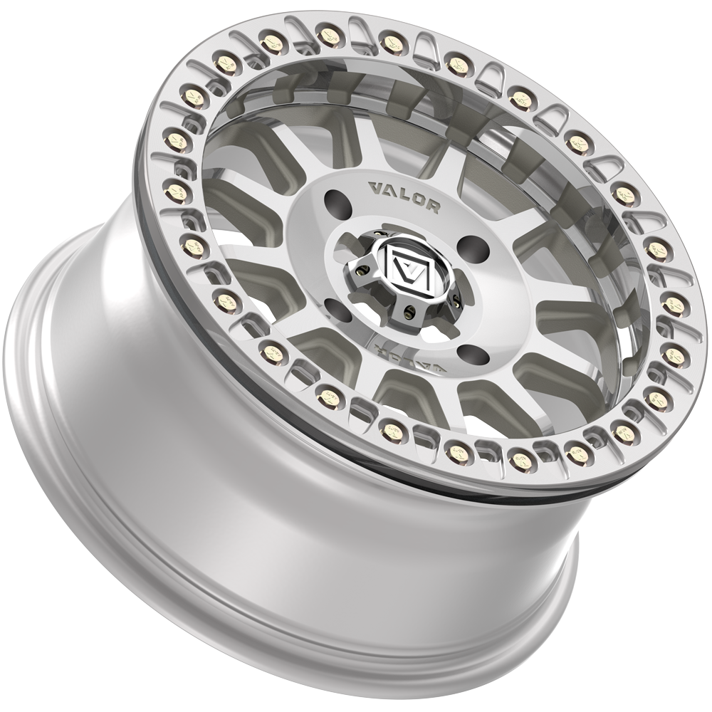 Valor V09 BEADLOCK 15X7 +40 4X156 RAW MACHINED