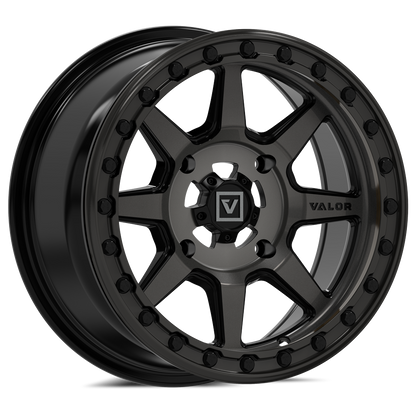 Valor V13 BEADLOCK 15X7 +10MM 5X114.3 DARK TINT