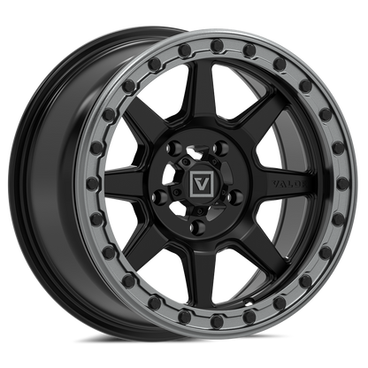 Valor V13 BEADLOCK 15X7 +10MM 4X137 SATIN BLACK