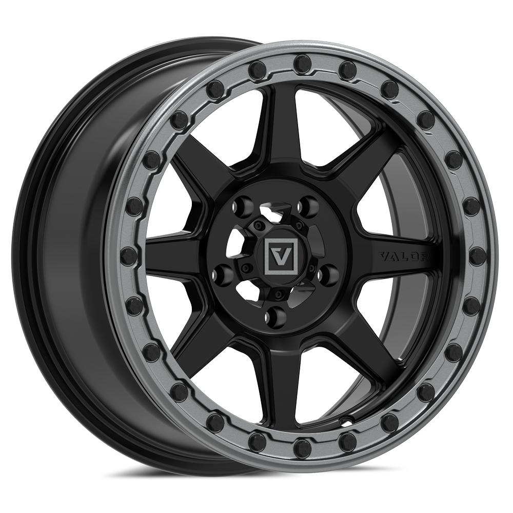 Valor V13 BEADLOCK 15X7 +10MM 4X156 SATIN BLACK