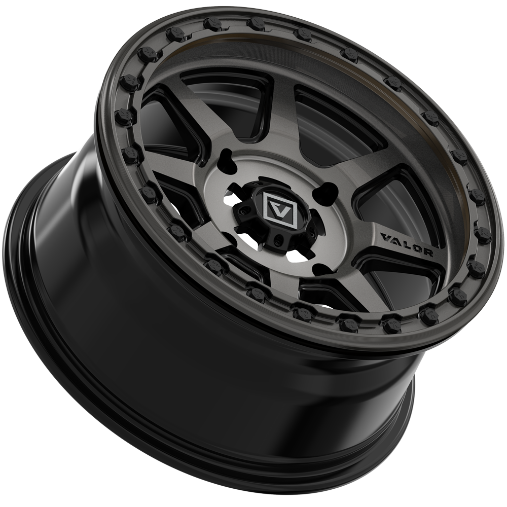 Valor V13 BEADLOCK 15X7 +10MM 5X114.3 DARK TINT