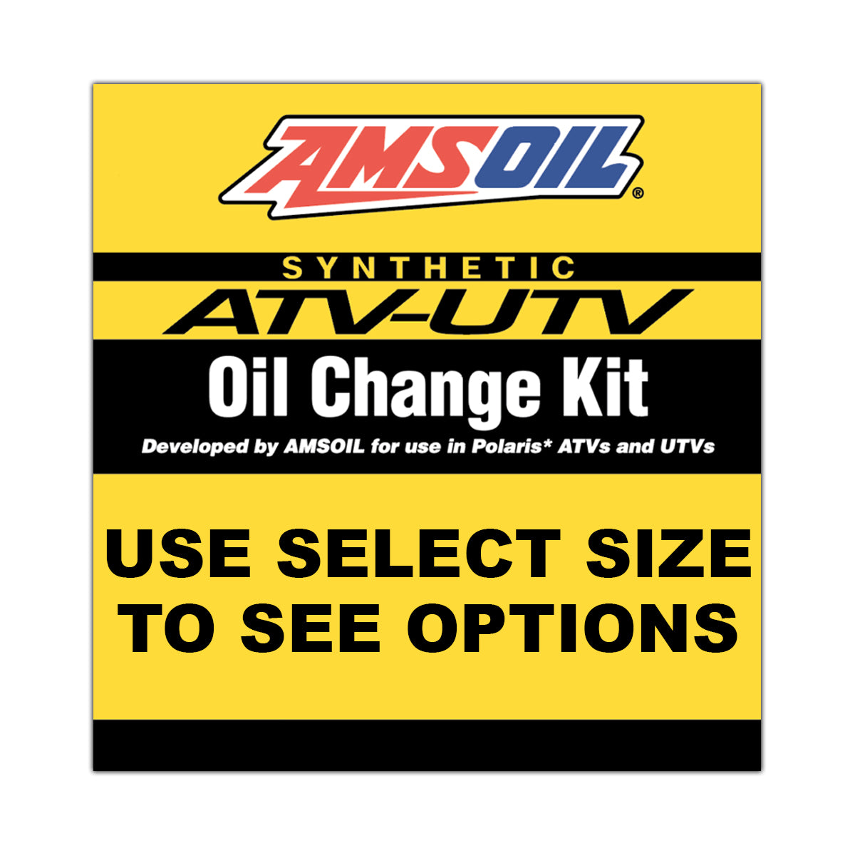 Amsoil UTV Oil Change Kit - Polaris