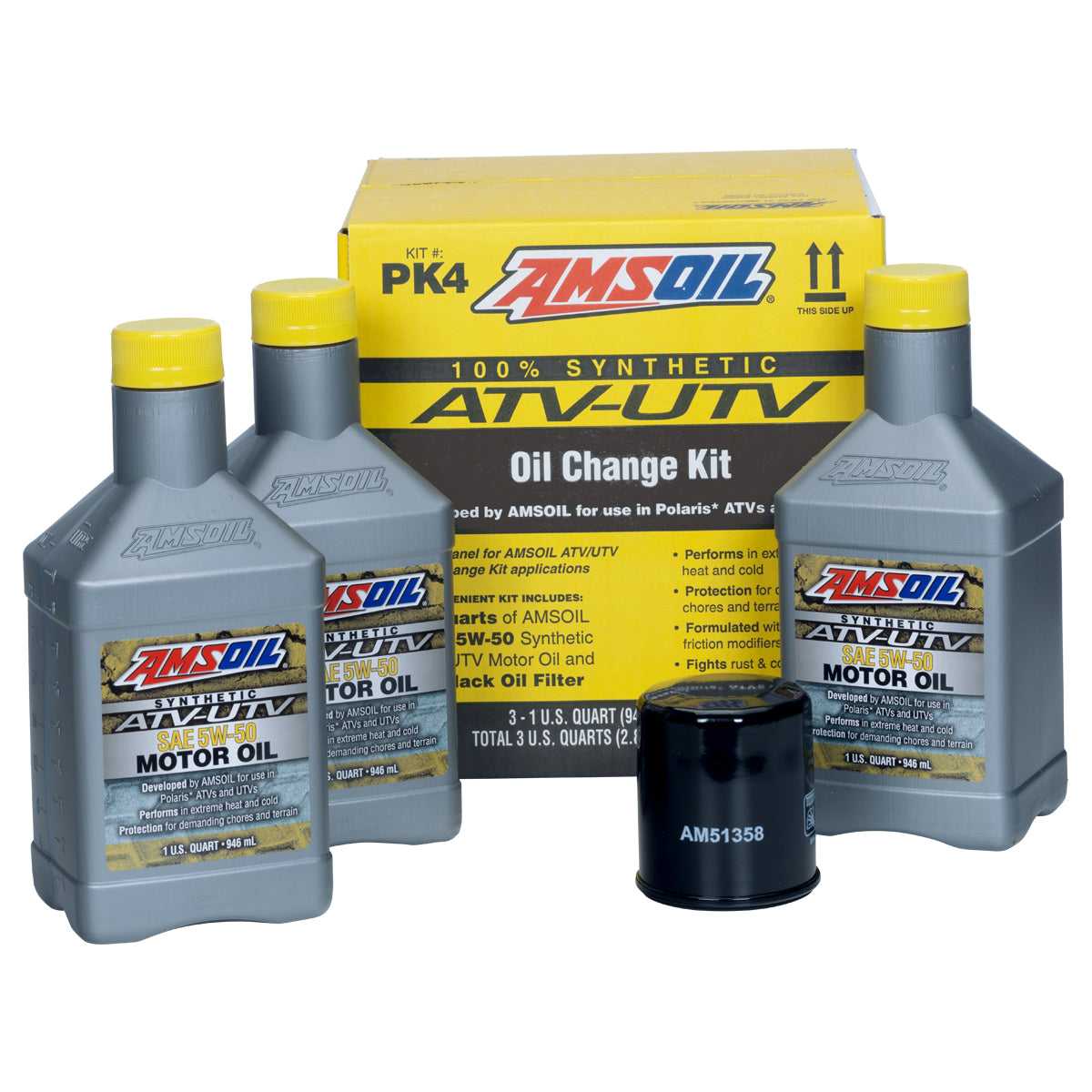 Amsoil UTV Oil Change Kit - Polaris