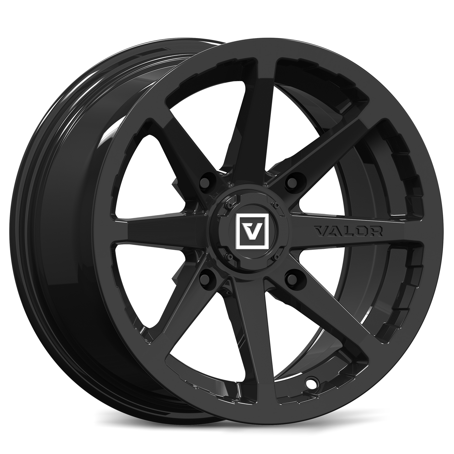 V01 UTV Wheel Gloss Black