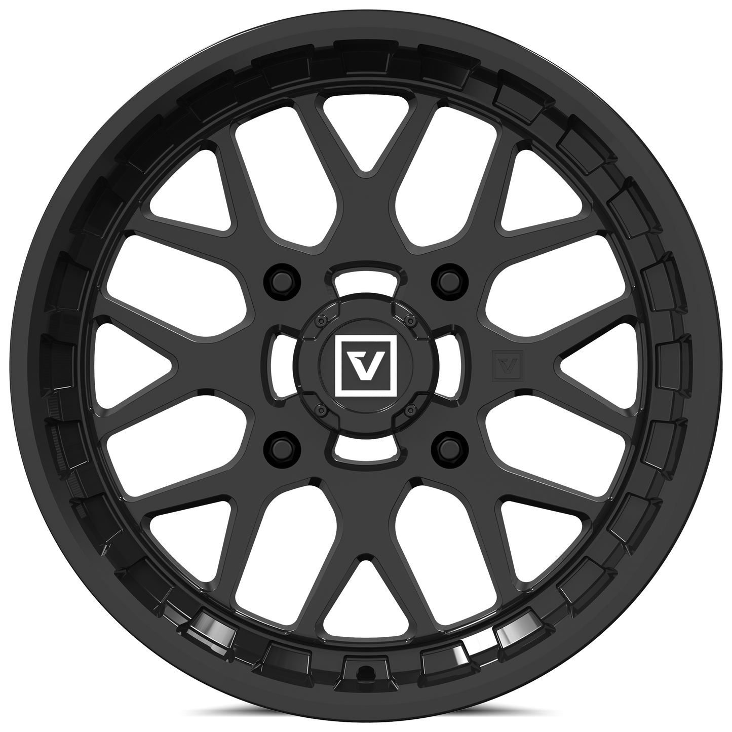 V03 UTV Wheel Gloss Black