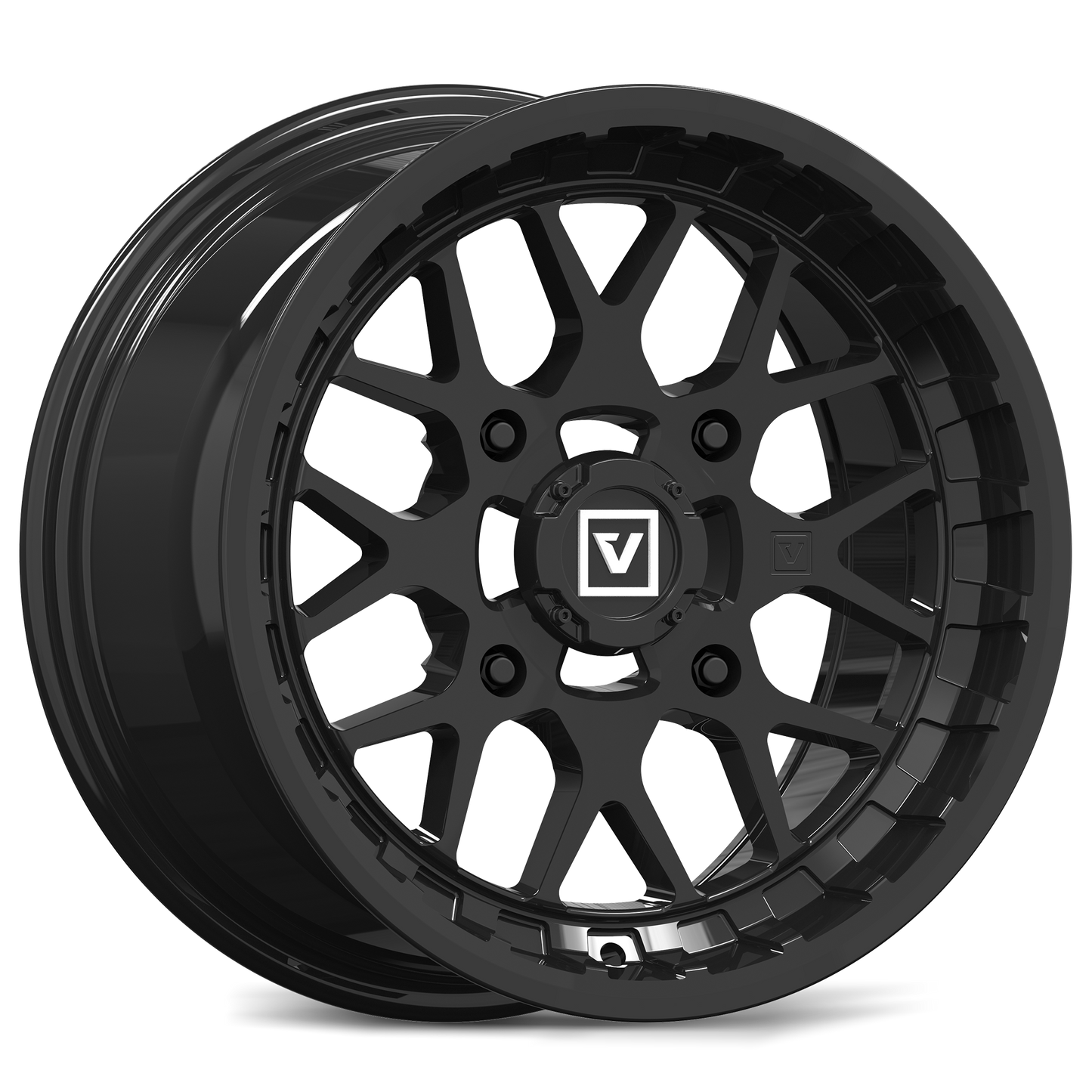 V03 UTV Wheel Gloss Black